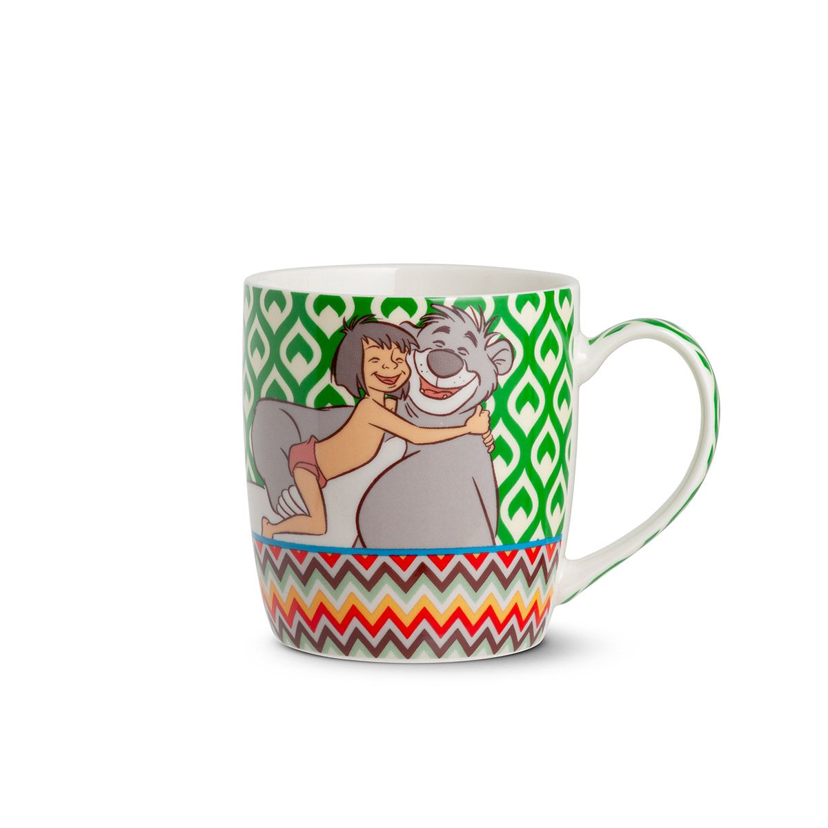 4er Set Disney Tassen 'Dschungelbuch' – Porzellan, 360 ml in Geschenkverpackung