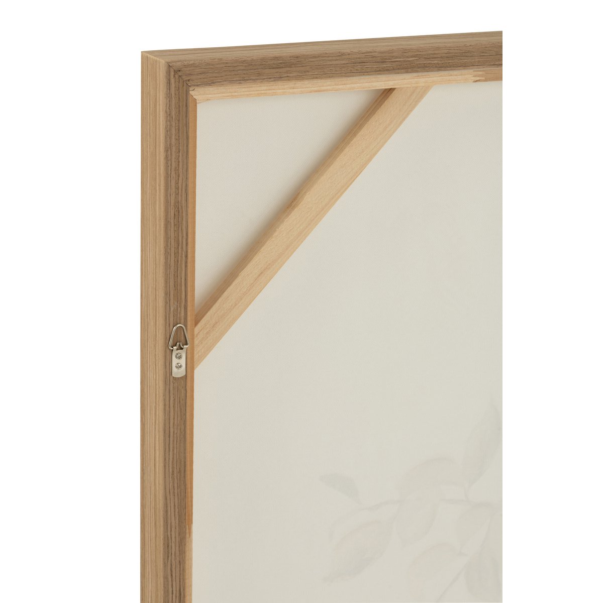 J-Line Painting Bog Acrylfarbe/Leinwand Weiß/Natur