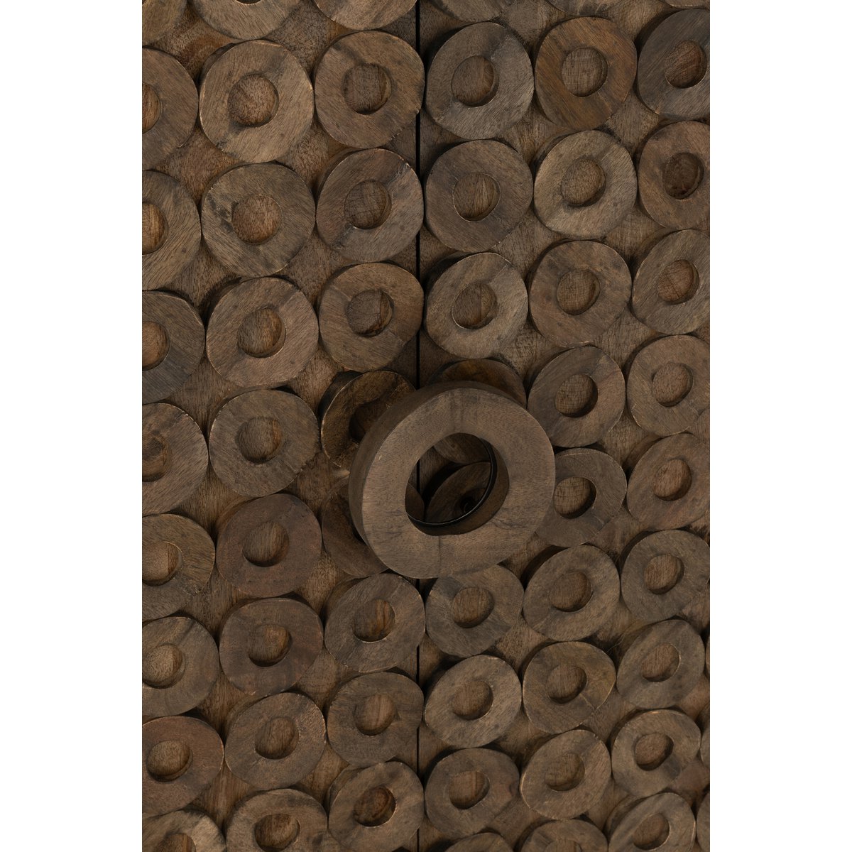 J-Line Schrank 2 Türen Mangoholz/MDF Braun