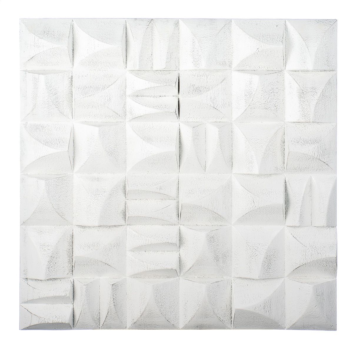 MDF Wandrelief Pure in Weiß Gewischt: Eine zeitgenössische Bereicherung für jeden Raum