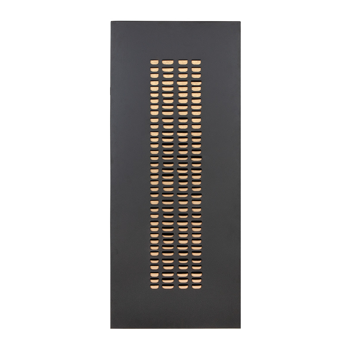 Wandrelief Torus Metall Schwarz 50x120cm