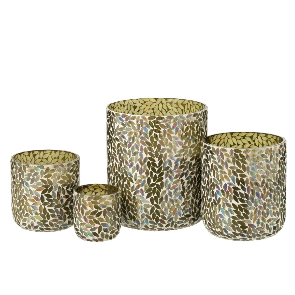 J-Line Duftkerze Tender Rose – Wachs – Grün – extra groß – 150U