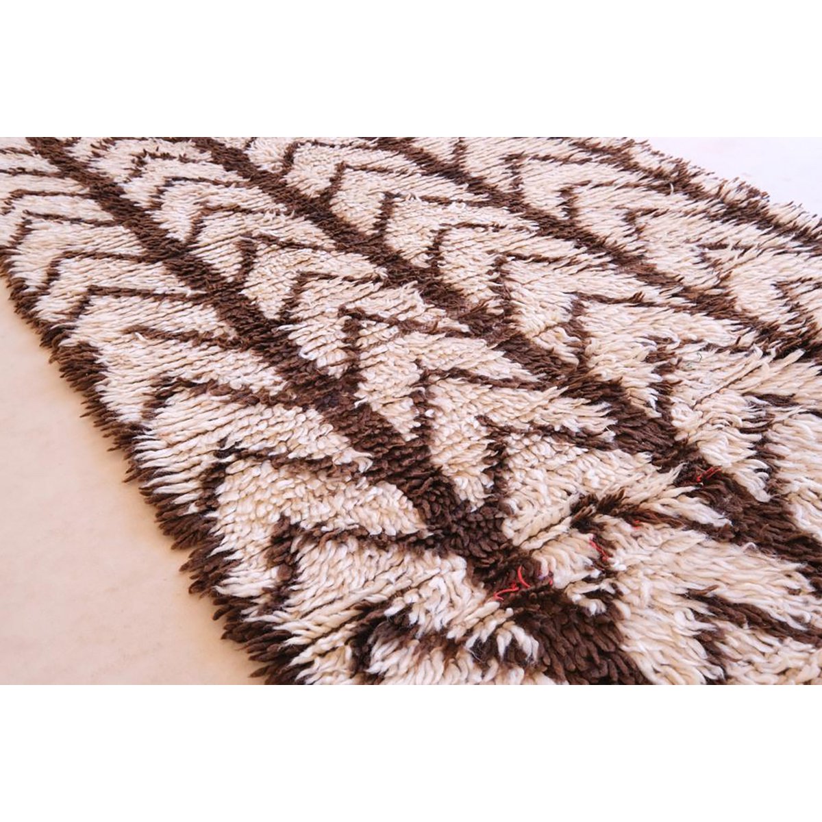 Marokkaner Berber Teppich reiner Wolle 111 x 269 cm