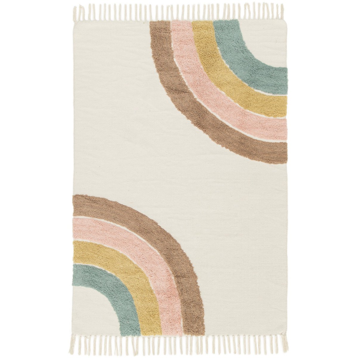 RAINBOW Kinderteppich aus Baumwolle
