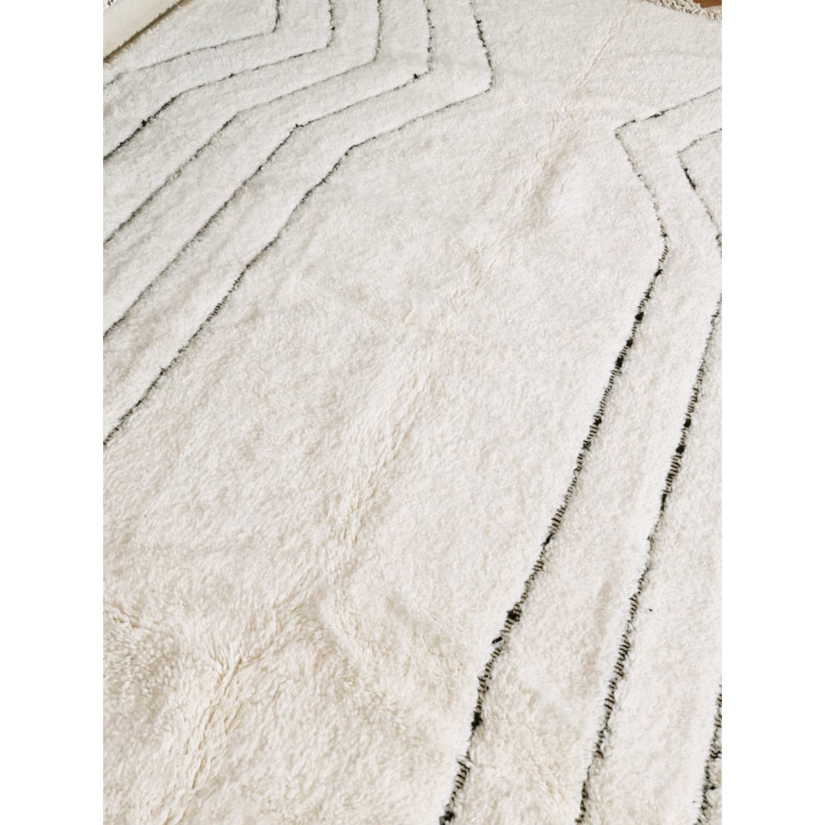 Authentischer Berberteppich aus Khémisset-Wolle 200 x 300 cm