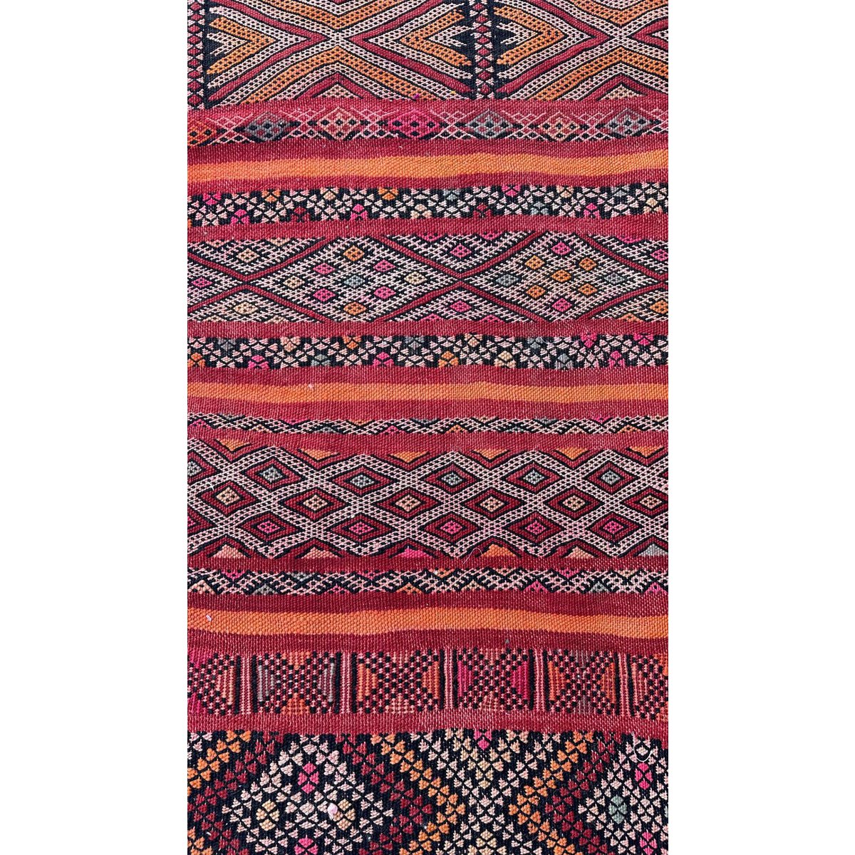 Marokkaner Berber Kilim reine Wolle 150 x 285 cm Teppich