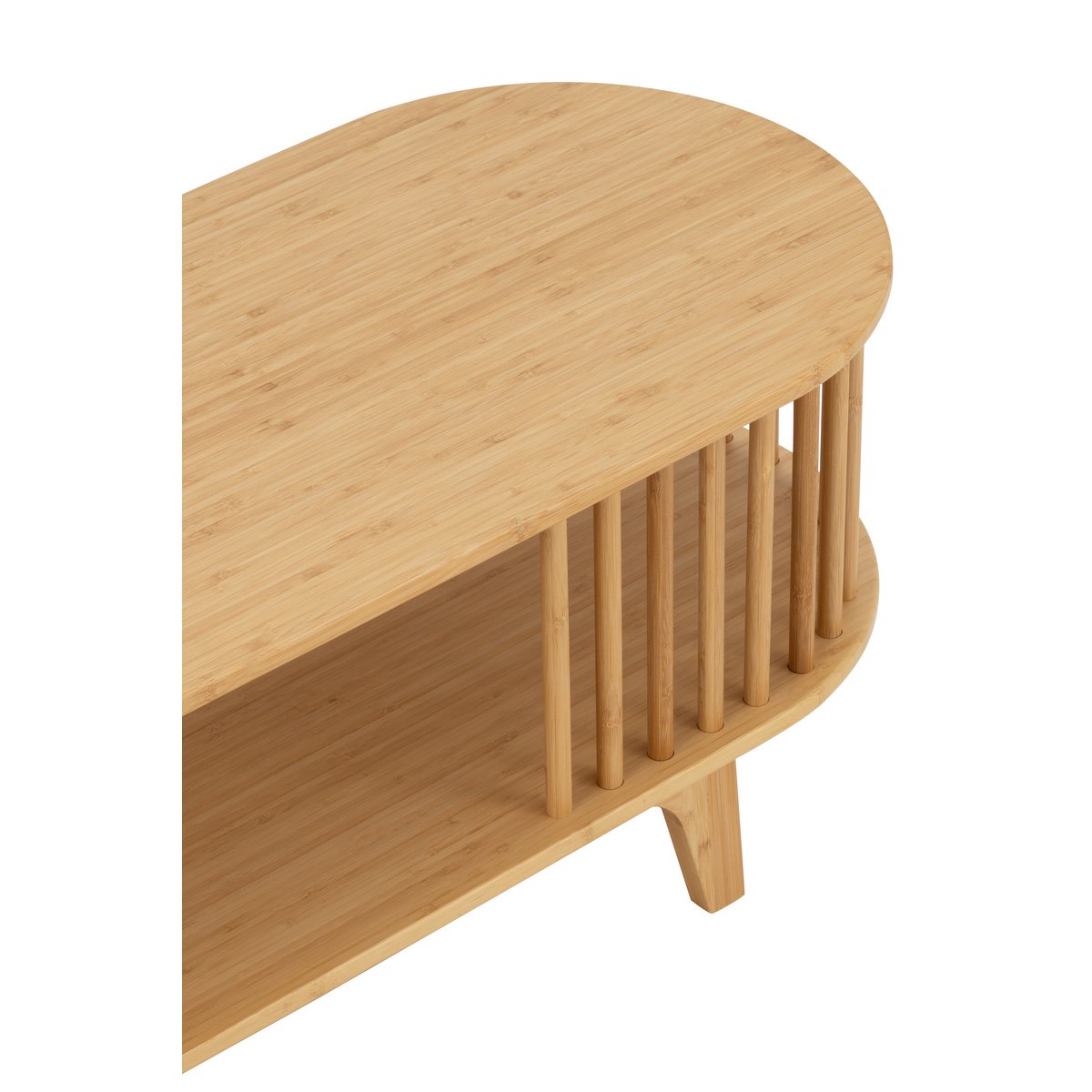 J -Line TV Cabinet Live - Bamboo - Naturel