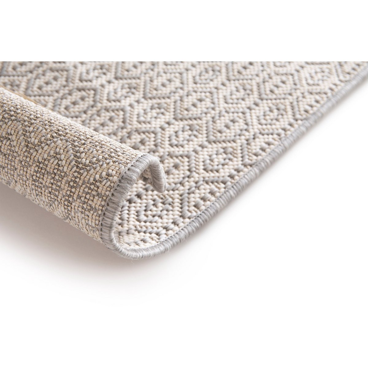 Gewebter Flachteppich Innenraum außen zeitgenössisches Design Marbella