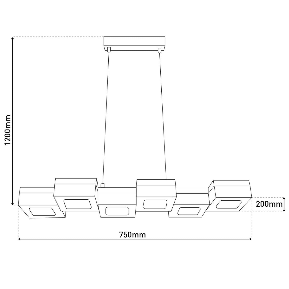LED Pendelleuchte "MOGGI"