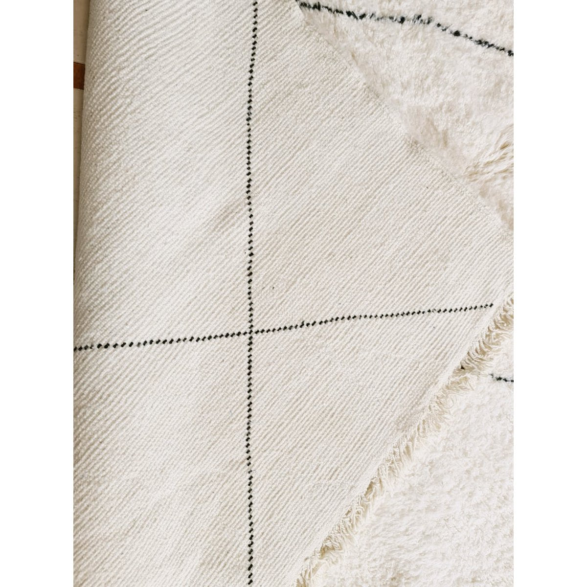 Berberteppich Beni Ouarain reine Wolle 210 x 300 cm