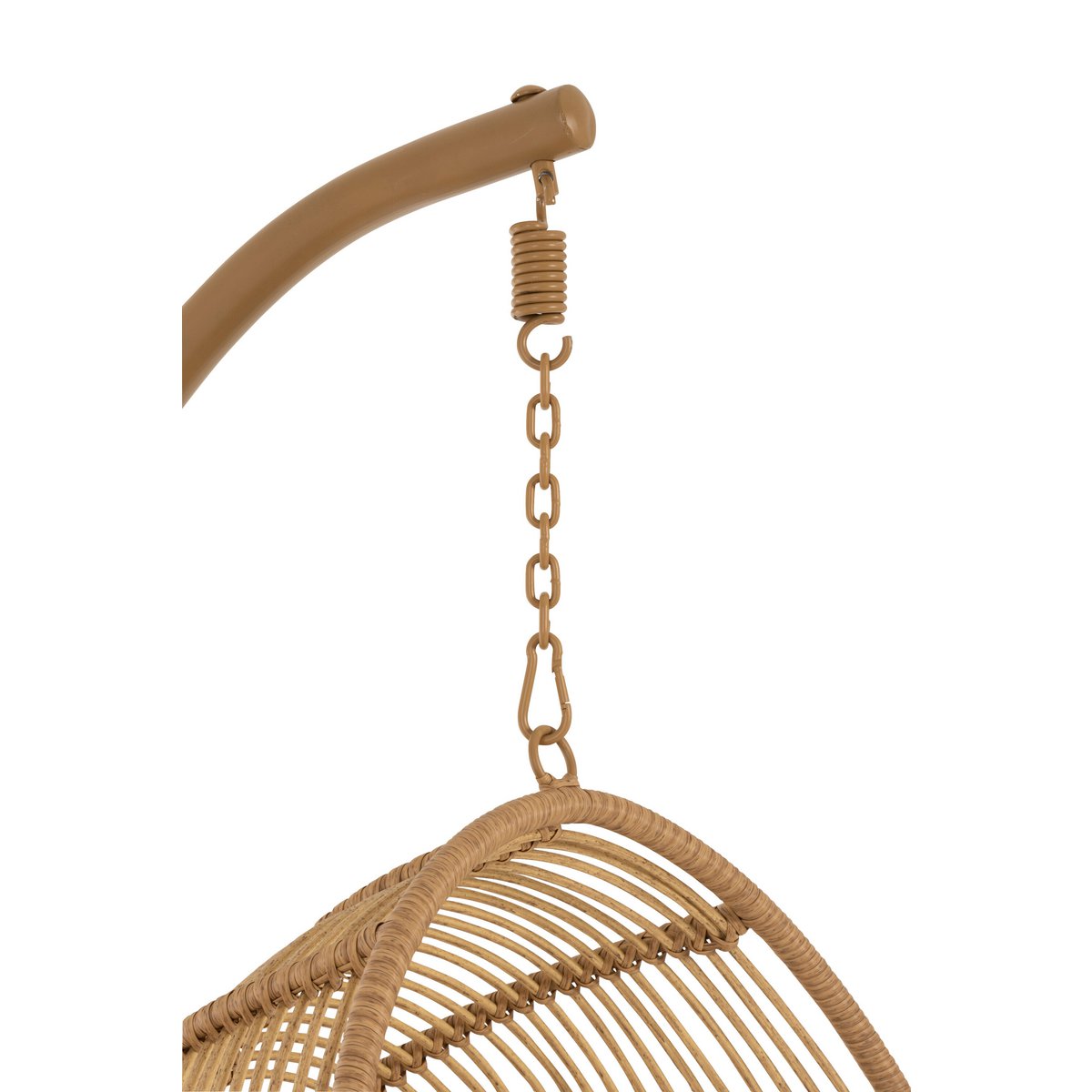 J-Line Hanging Chair Oval – Steel – Natural