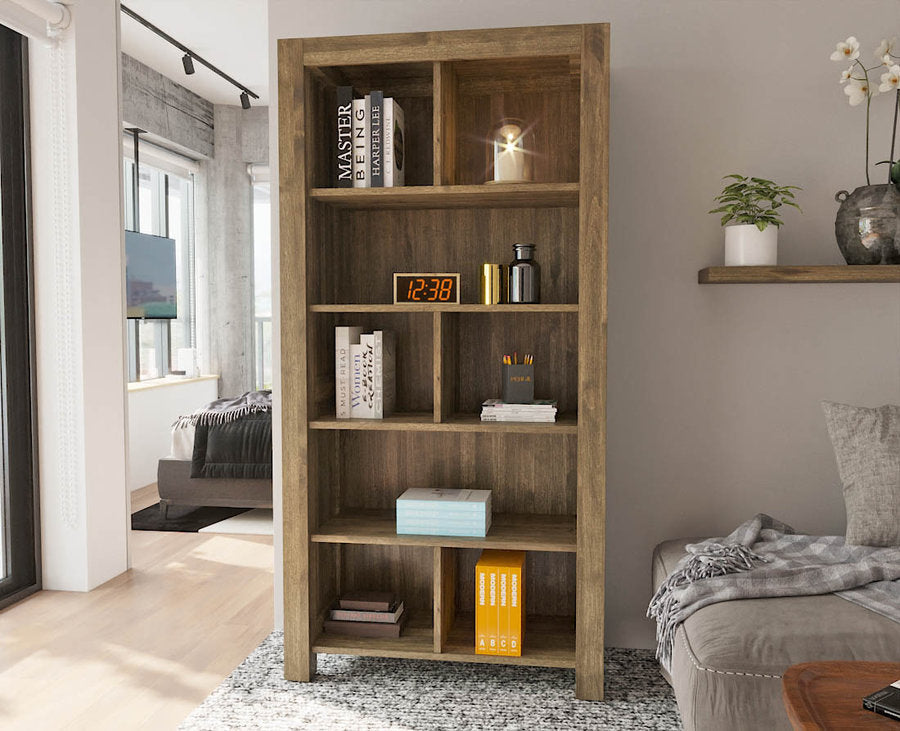 NATURA 90-er Bücherregal Massivholz