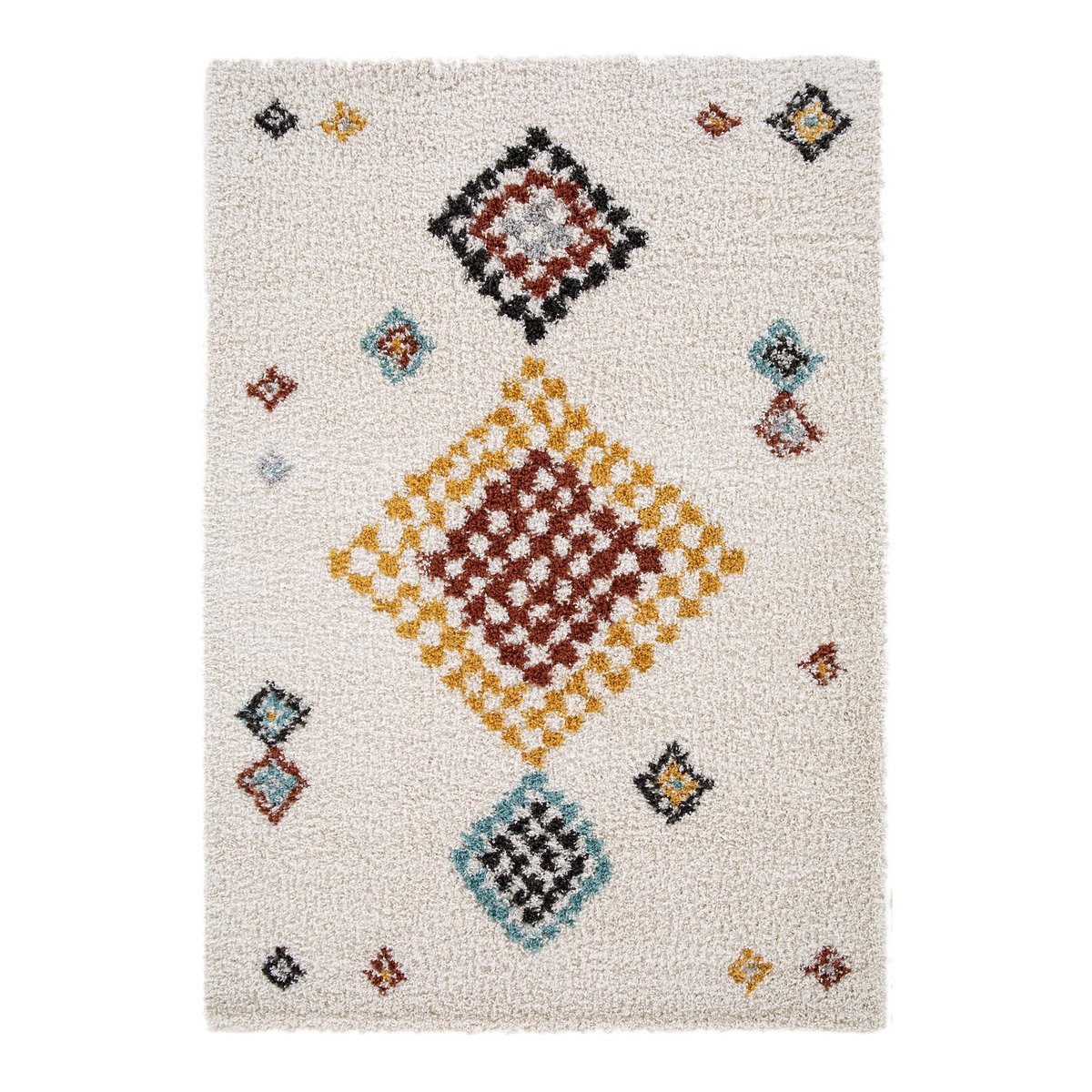 Weicher und weicher zotteliger Teppich für gemütliches Zazou -Innenraum