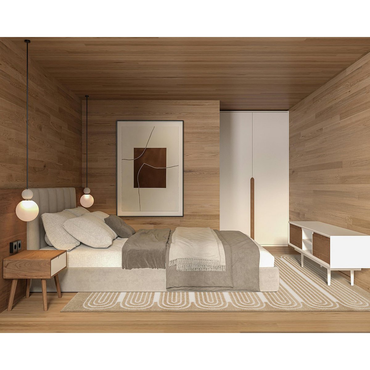 Weicher und resistenter Sinea 3D Relief Teppich