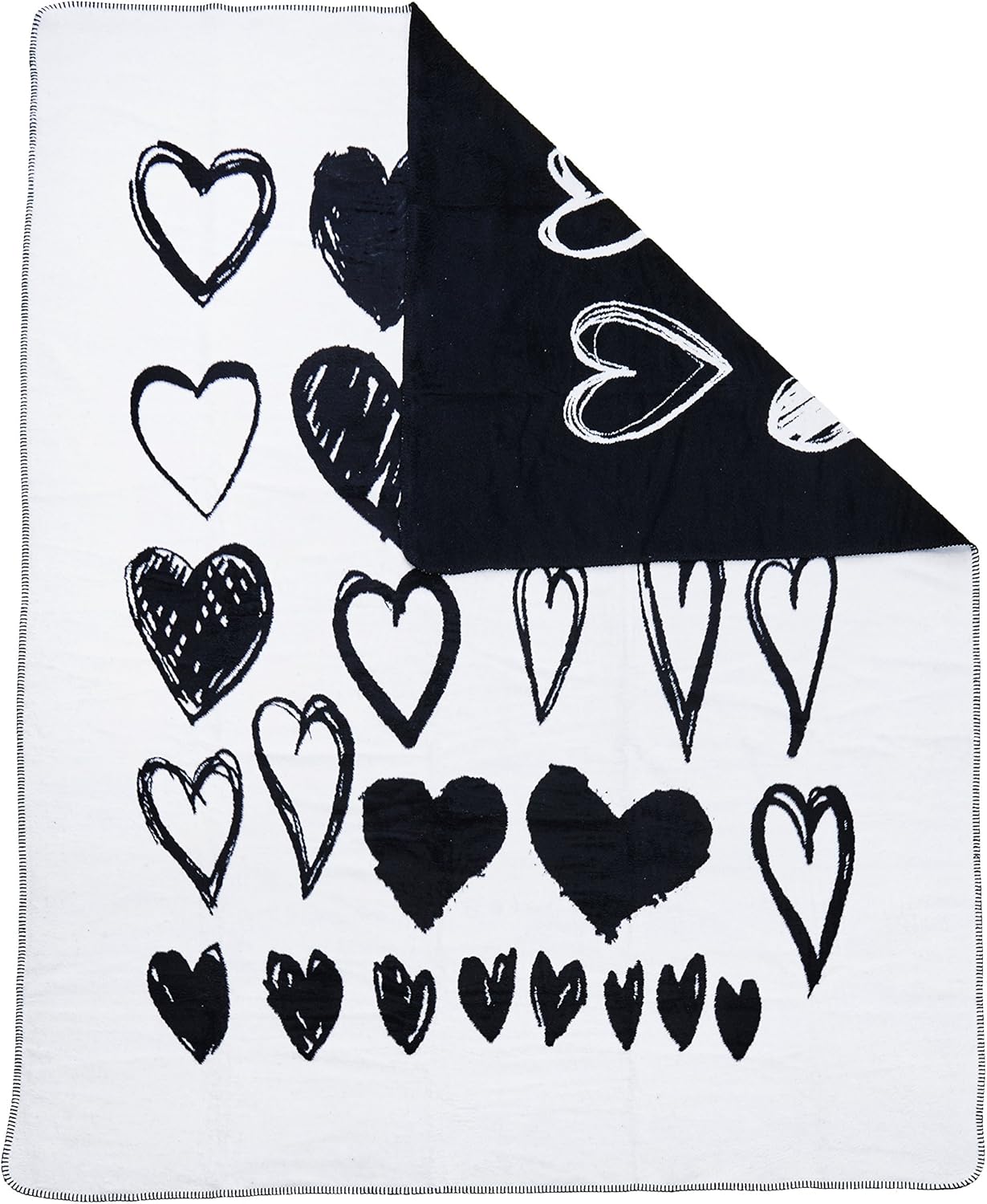 Flauschige Wohndecken in stilvollen Mustern 150x200 cm