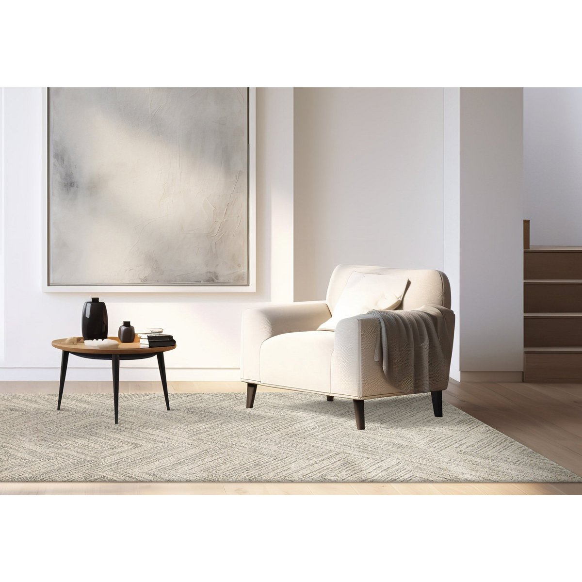 Super weicher recycelter Polyester und Polypropylen -Byron -Teppich