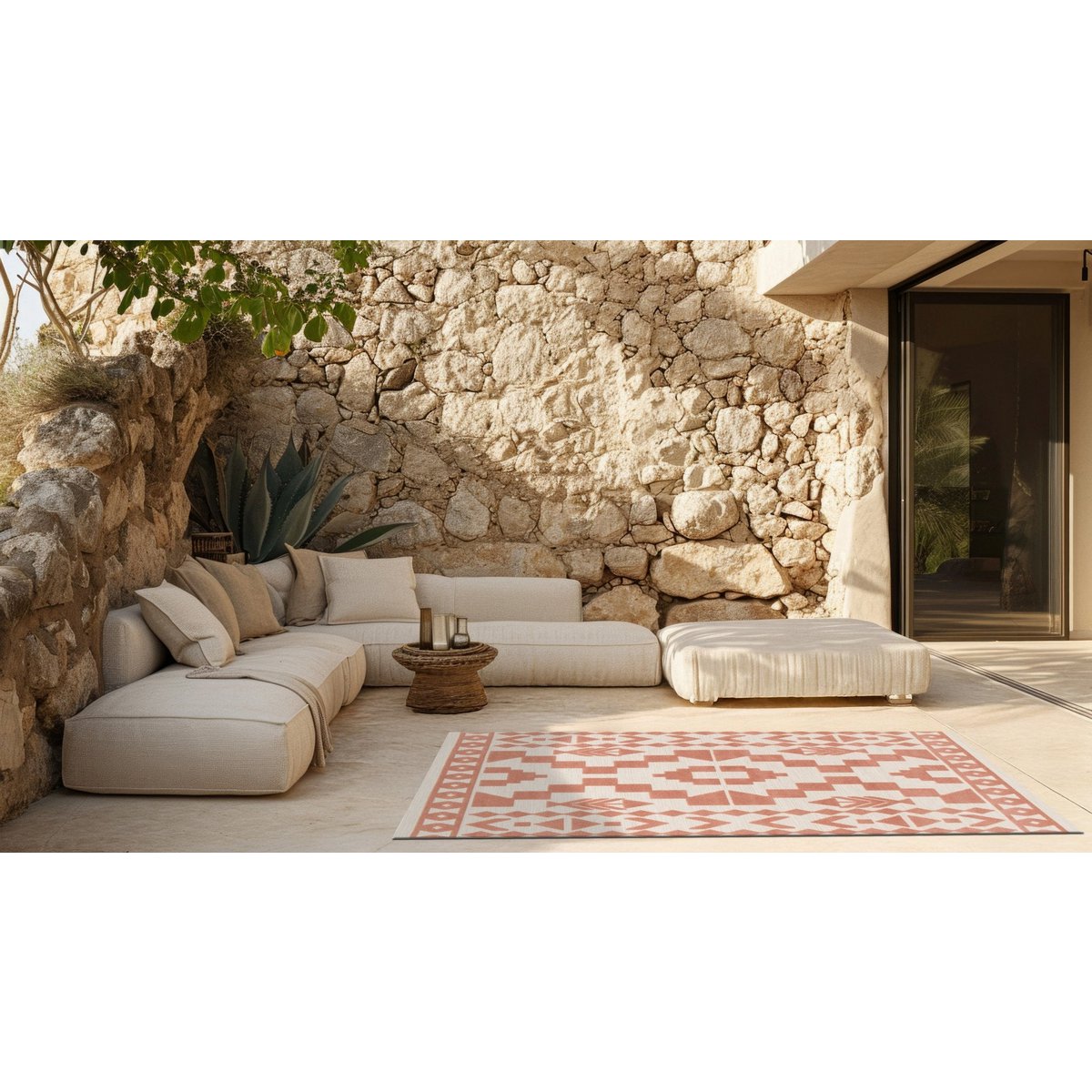 Außen -Innenteppich flacher Samt bunte Samt Atacama