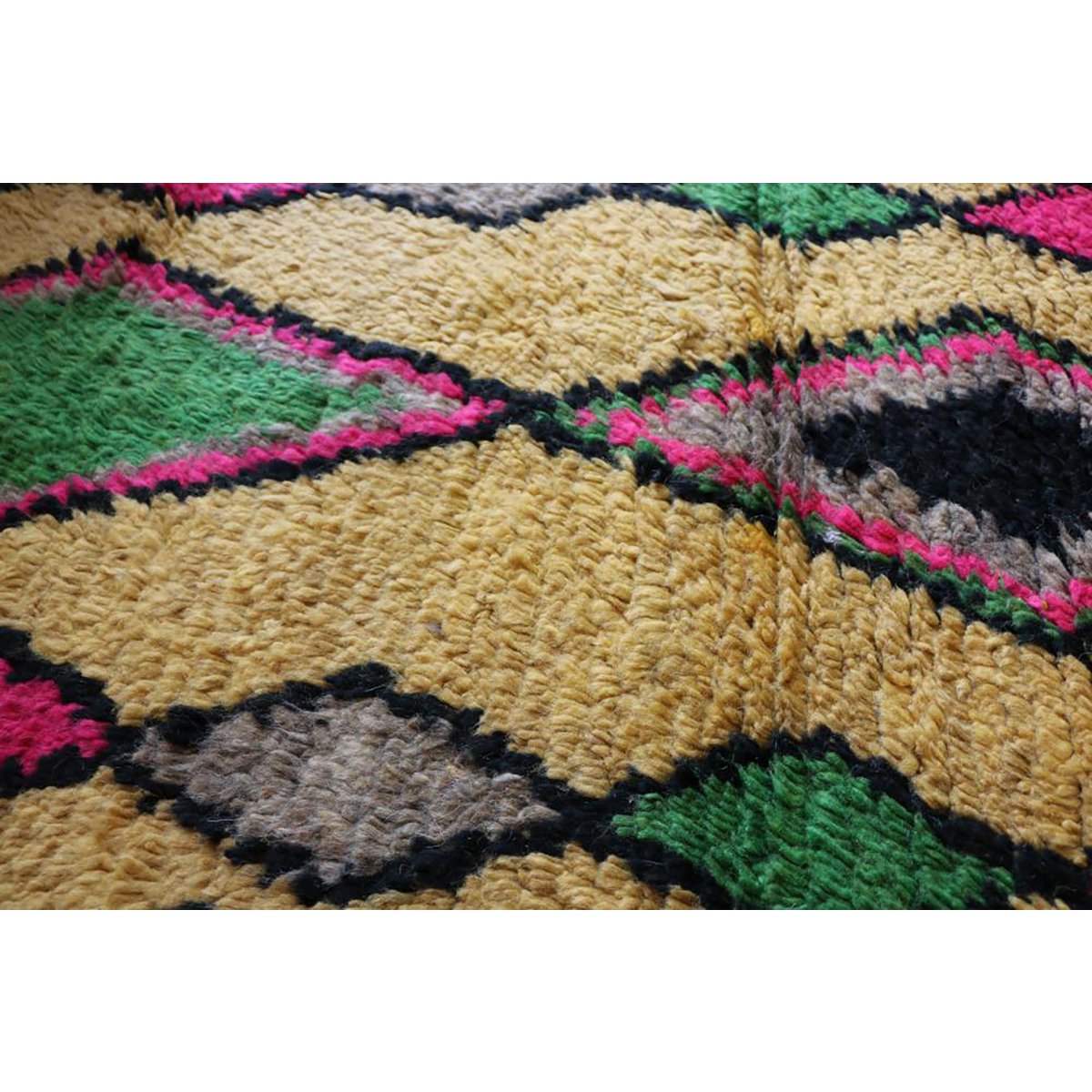 Berber Wolle reiner Spurteppich 76 x 339 cm