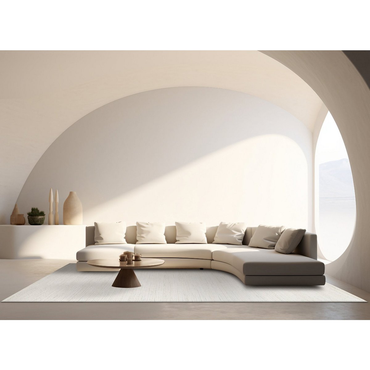 Süßer Innenteppich in recyceltem Polyester modernem Design Vail