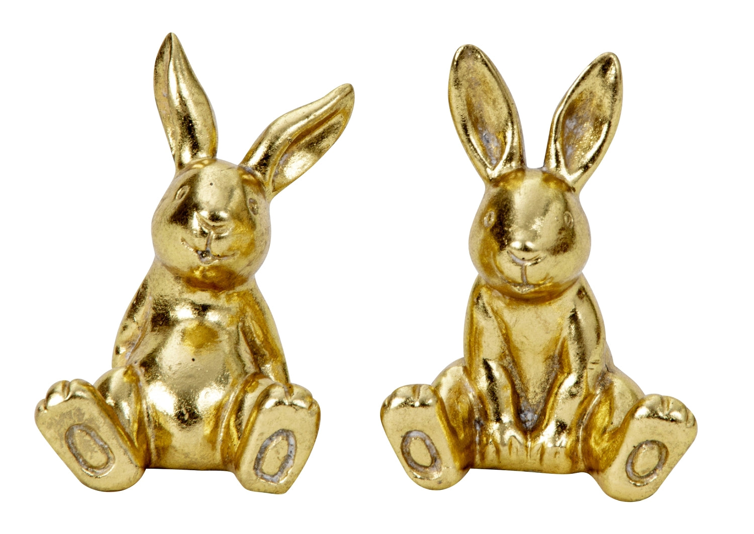 Deko Osterhasen Aurelio Gold sitzend 10cm