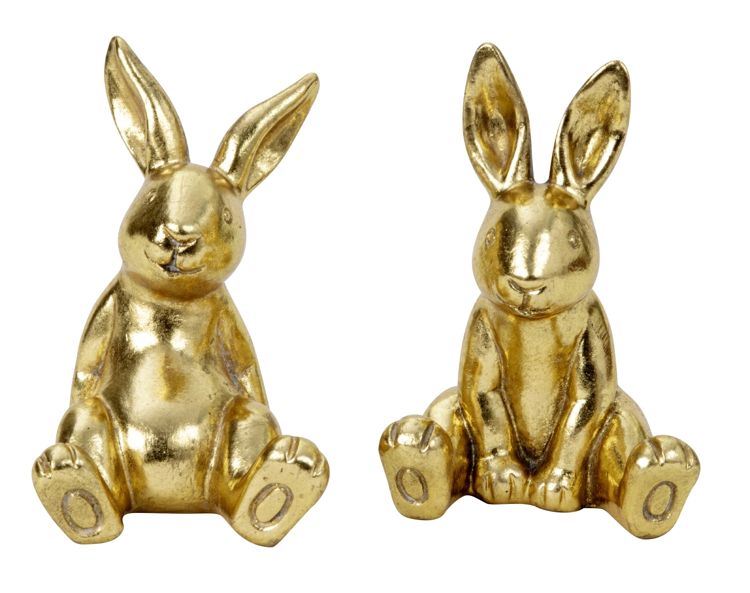 Goldhäschen Set Aurelia Dekofigur Osterhasen 2er Set