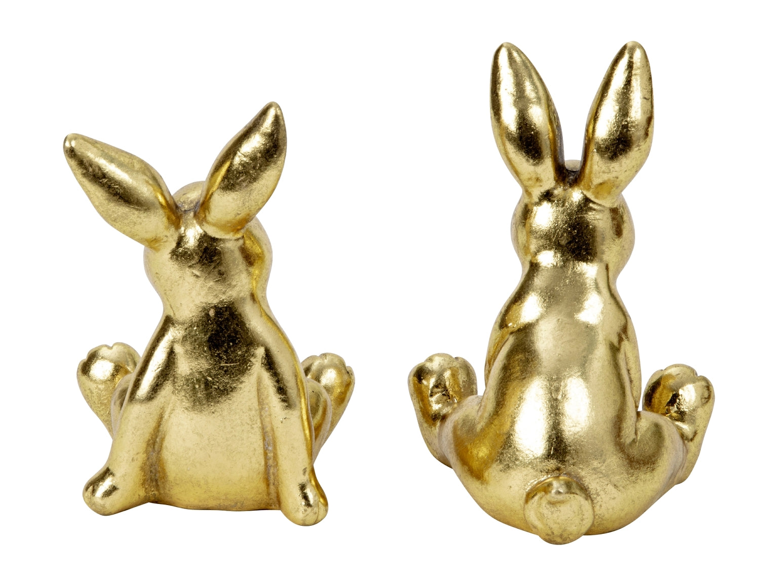 Deko Osterhasen Aurelia Gold sitzend Fruehlingsdekoration