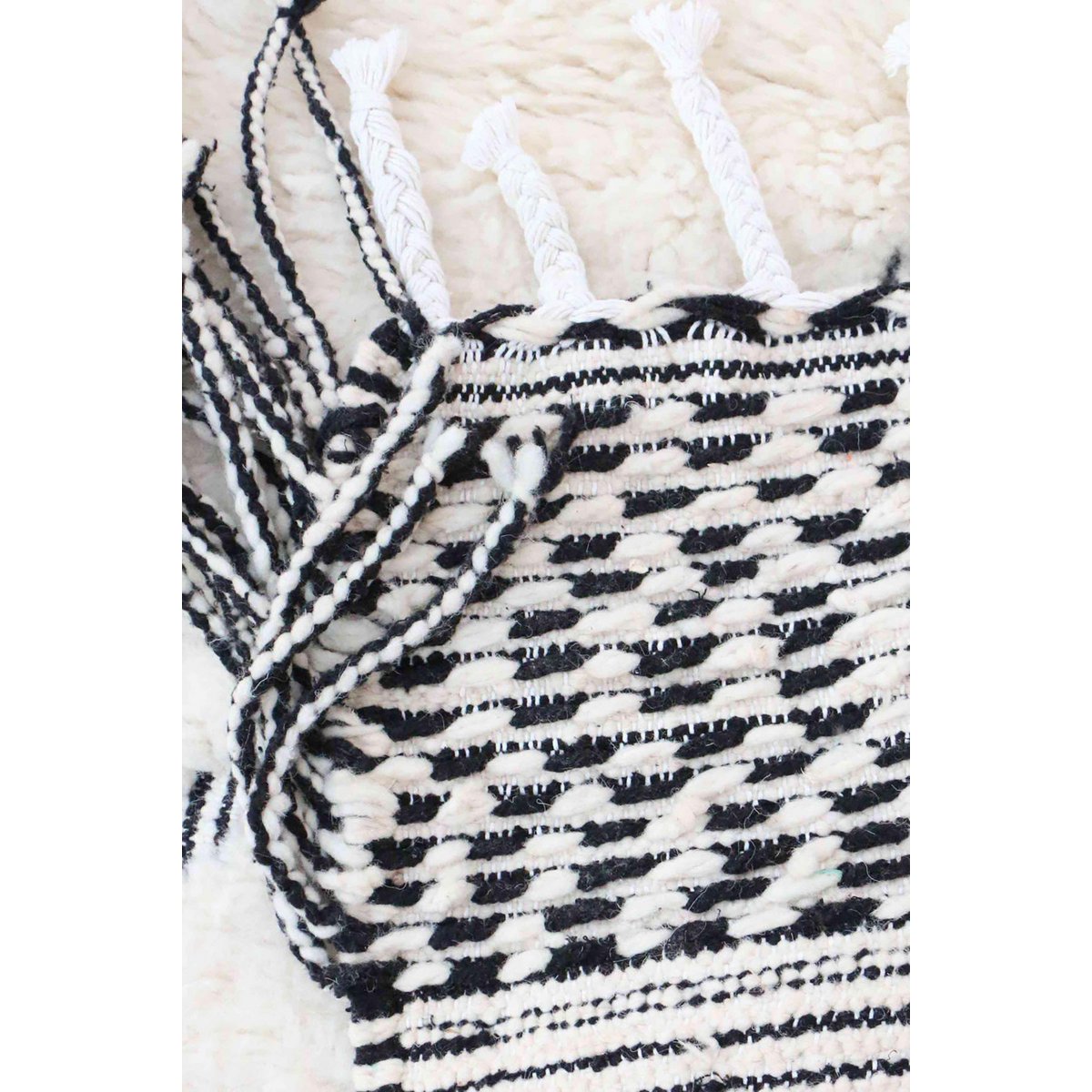 Marokkaner Berber Teppich reines Woll 136 x 213 cm