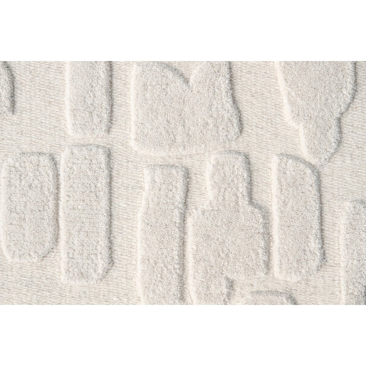 Hauptsächlich Megeve 3D Effekt natürlicher Wollteppich