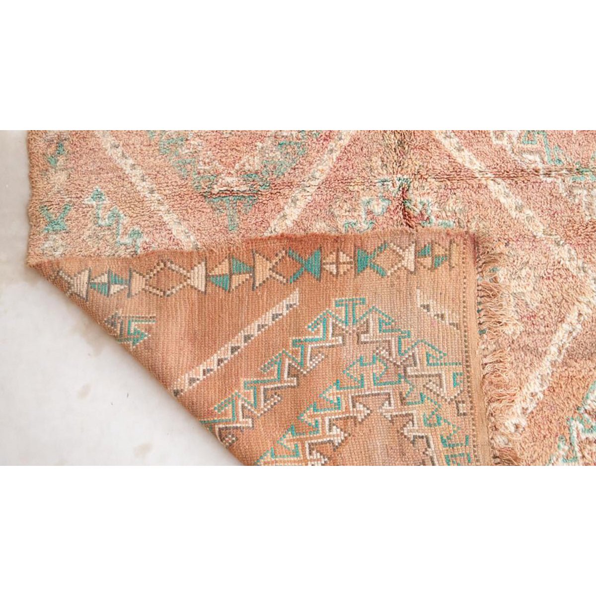 Marokkaner Berber Teppich reine Wolle 174 x 338 cm