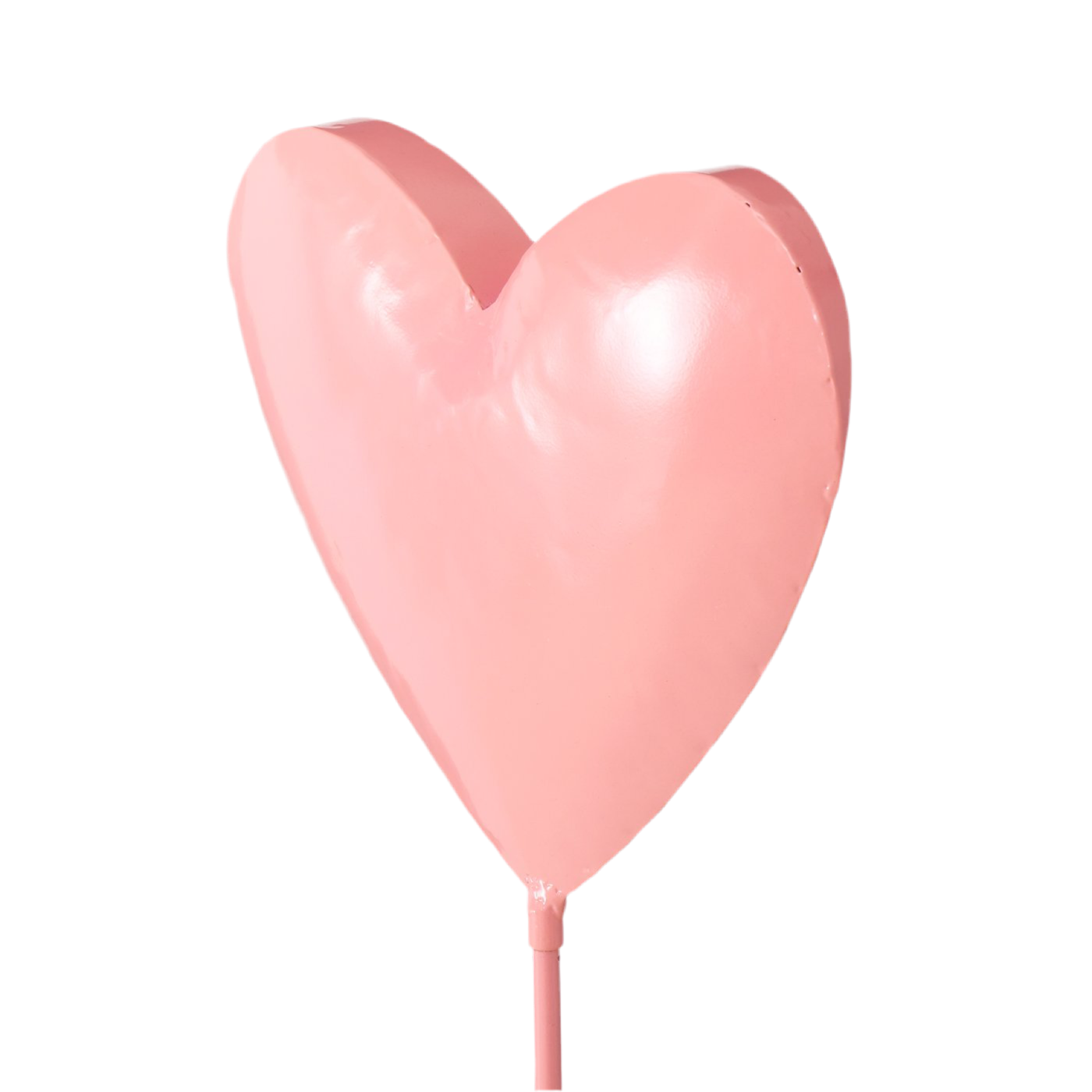 Dekoaufsteller Herz Amora Metall Pink Höhe 102cm