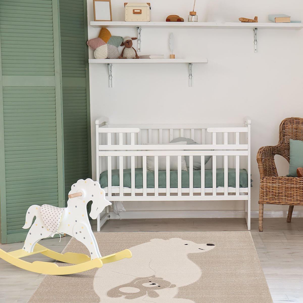 Kinderteppich weicher Bär geformtes Kuschel