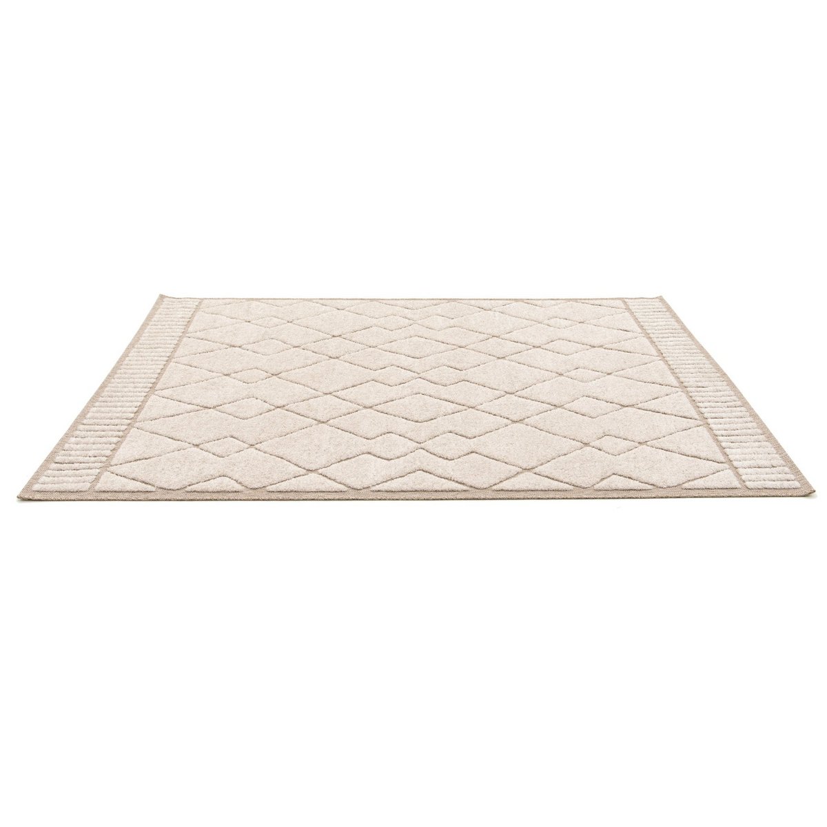 Designteppich ethnischer Inspiration mit Alba Reliefeffekt