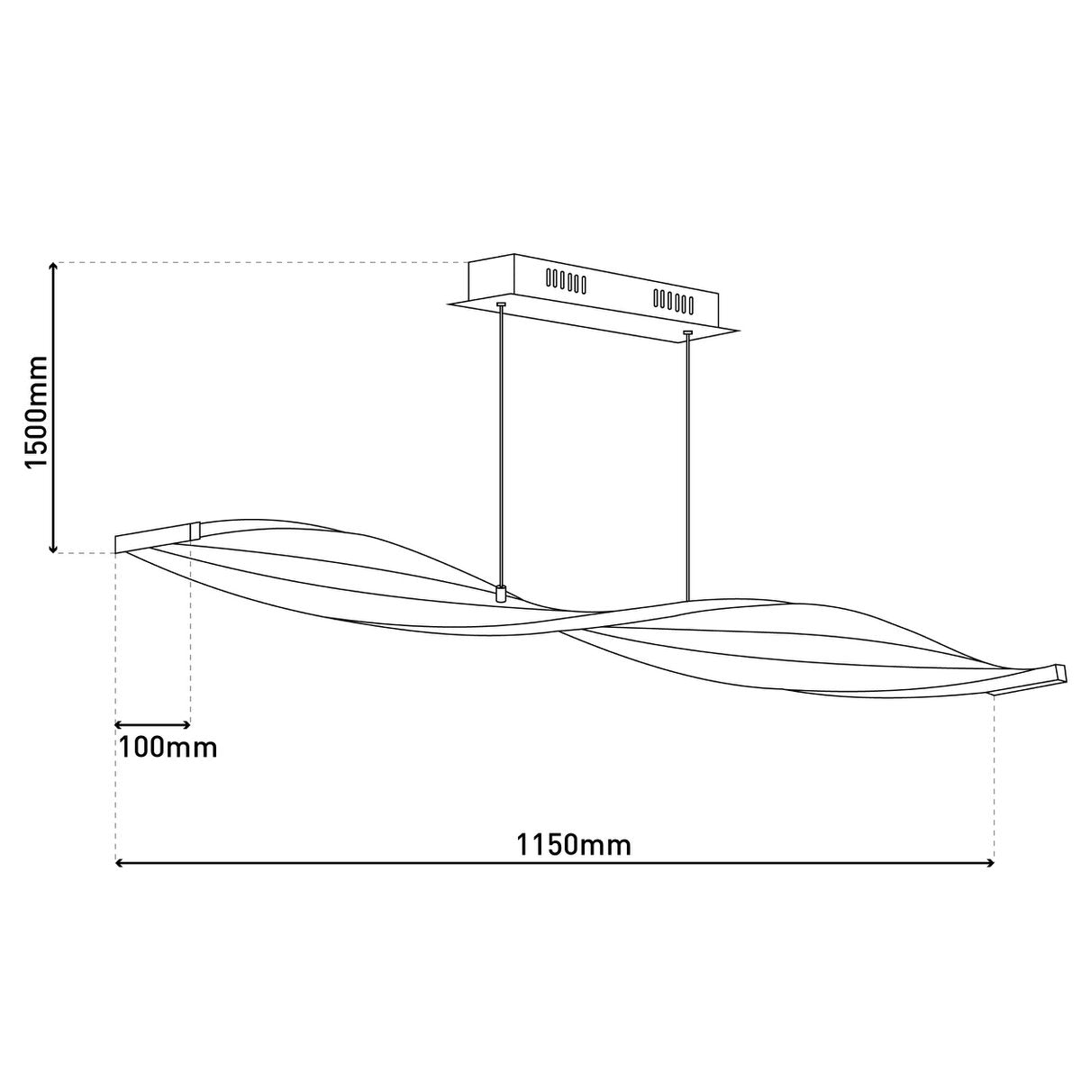 LED-Pendelleuchte "NINA"