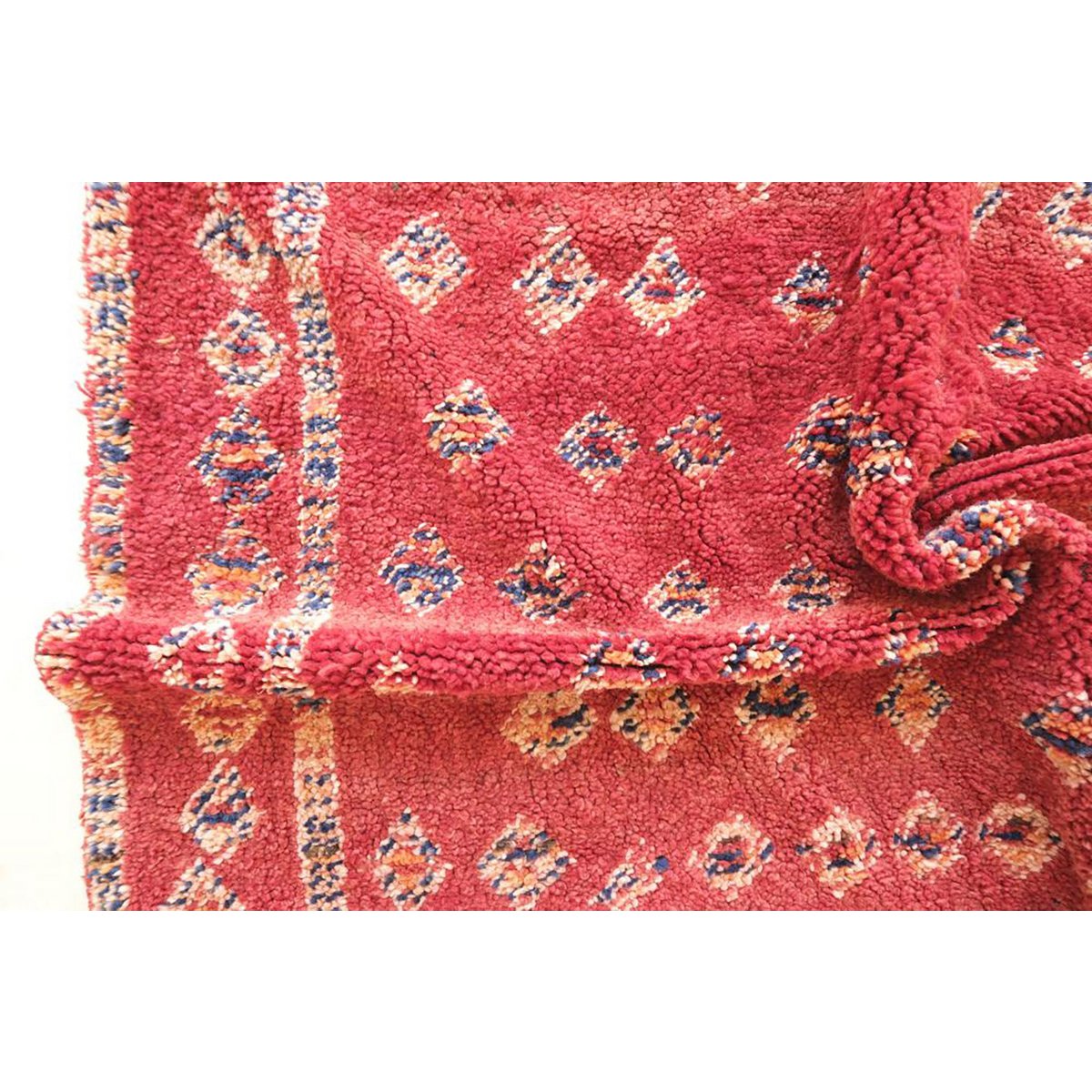 Berber Wolle Teppich gewebt Vintage Hand 169 x 258 cm