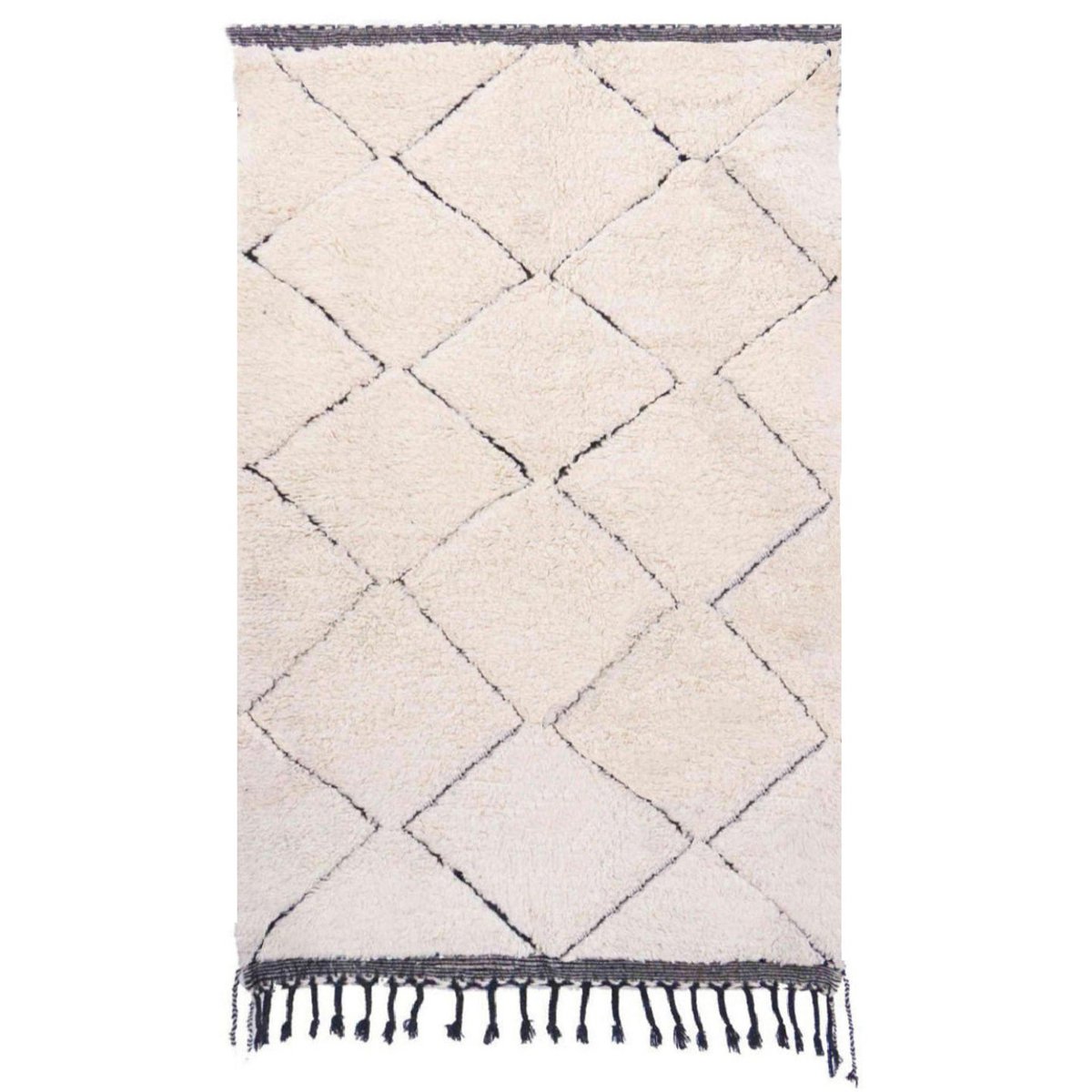 Marokkaner Berber Teppich reine Wolle 148 x 248 cm - benutzerdefinierter Teppich