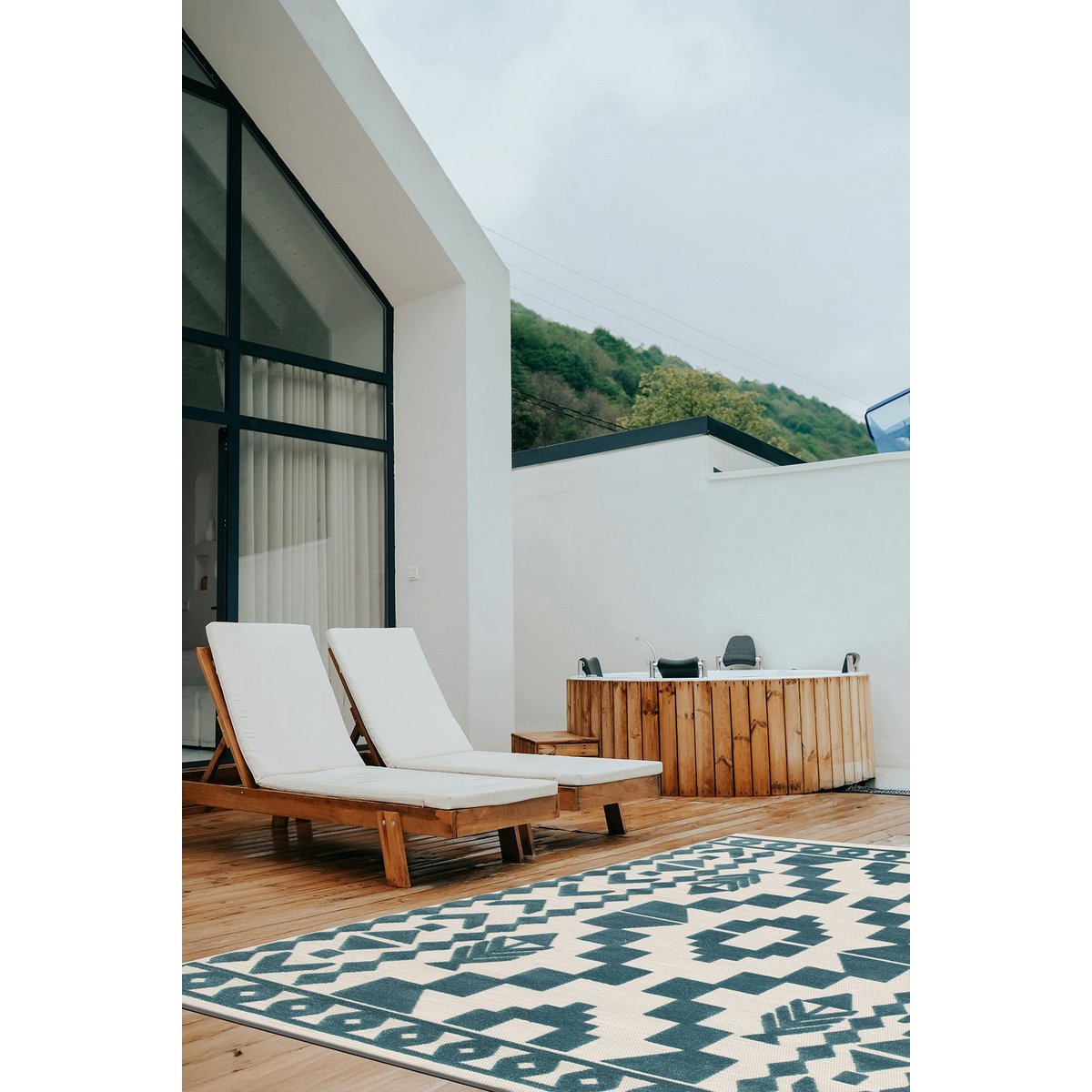 Außenteppiche gewebt Flat Samt Samt Atacama