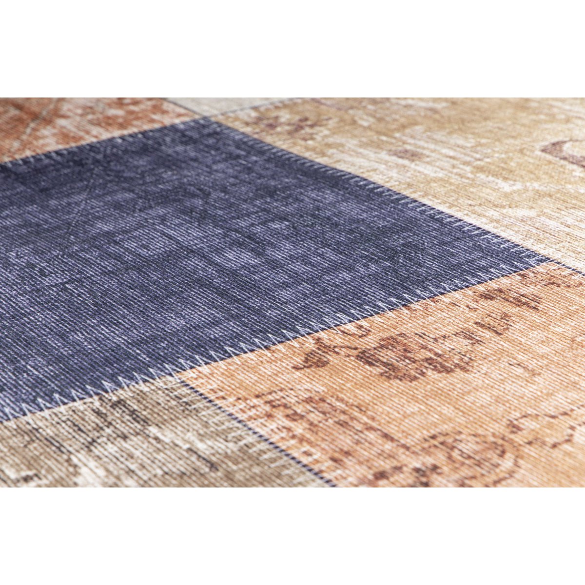 Samt -Polyester -Innenteppich mit Karawanen -strukturierter Wirkung