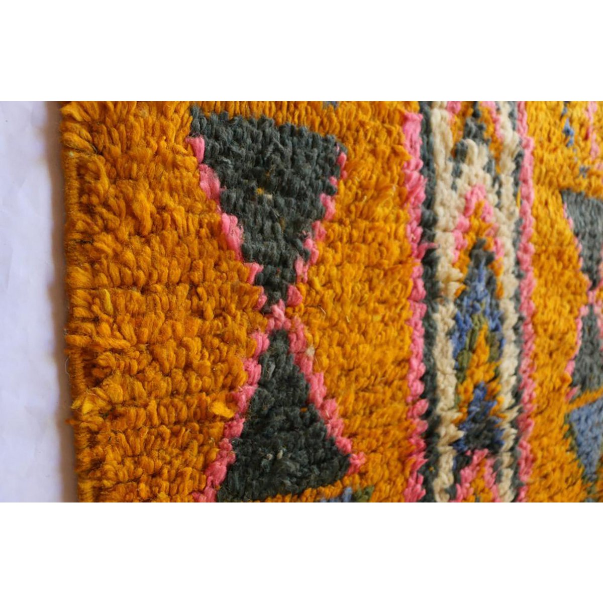 Marokkaanse wollen Berber gangkleed 72 x 391 cm - op maat gemaakt matje