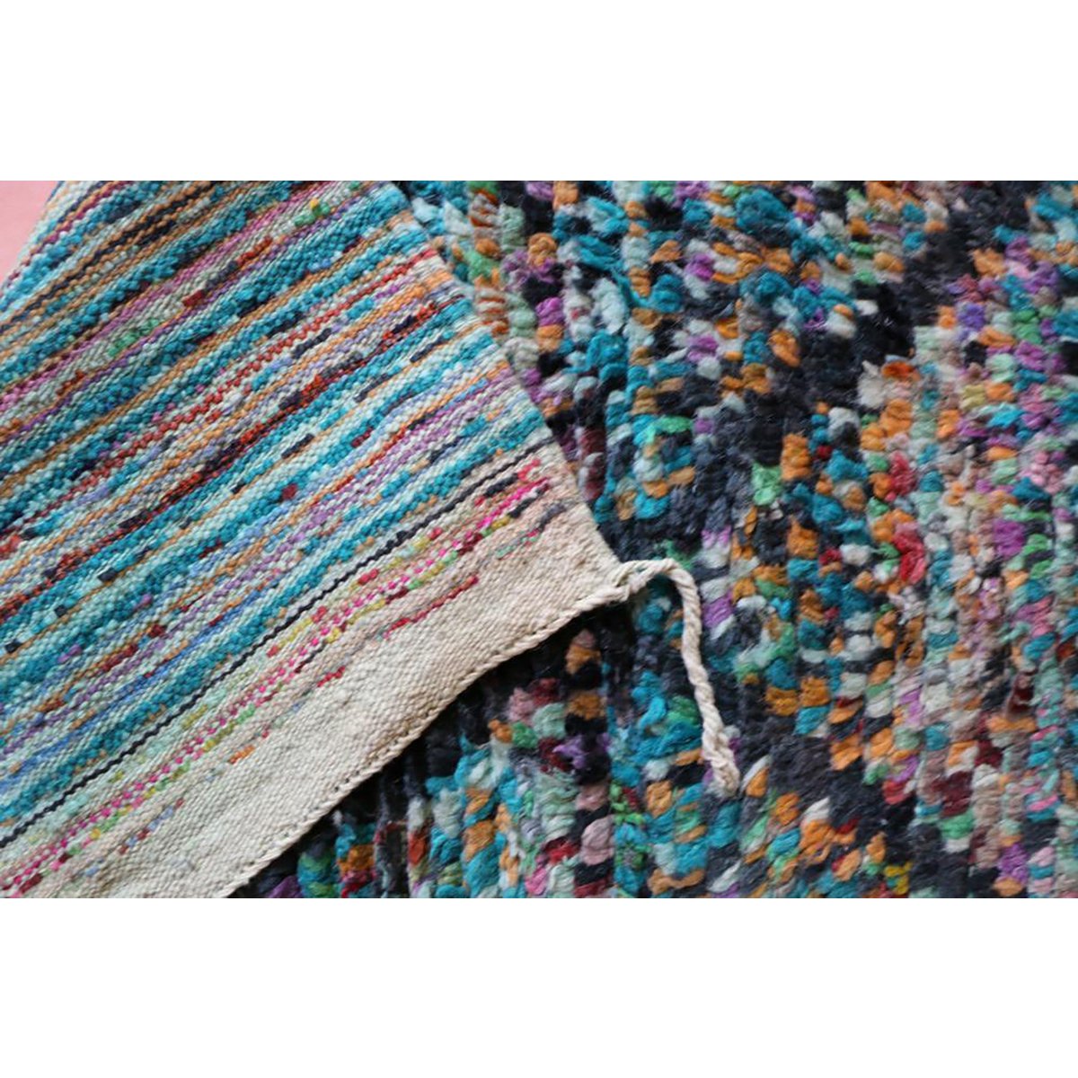 Berber Wolle reiner Spur Teppich 75 x 304 cm