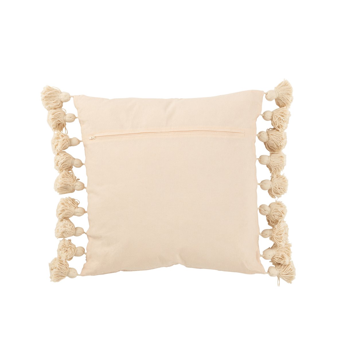 J-Line Kussen Kwastje – Katoen – Perzik