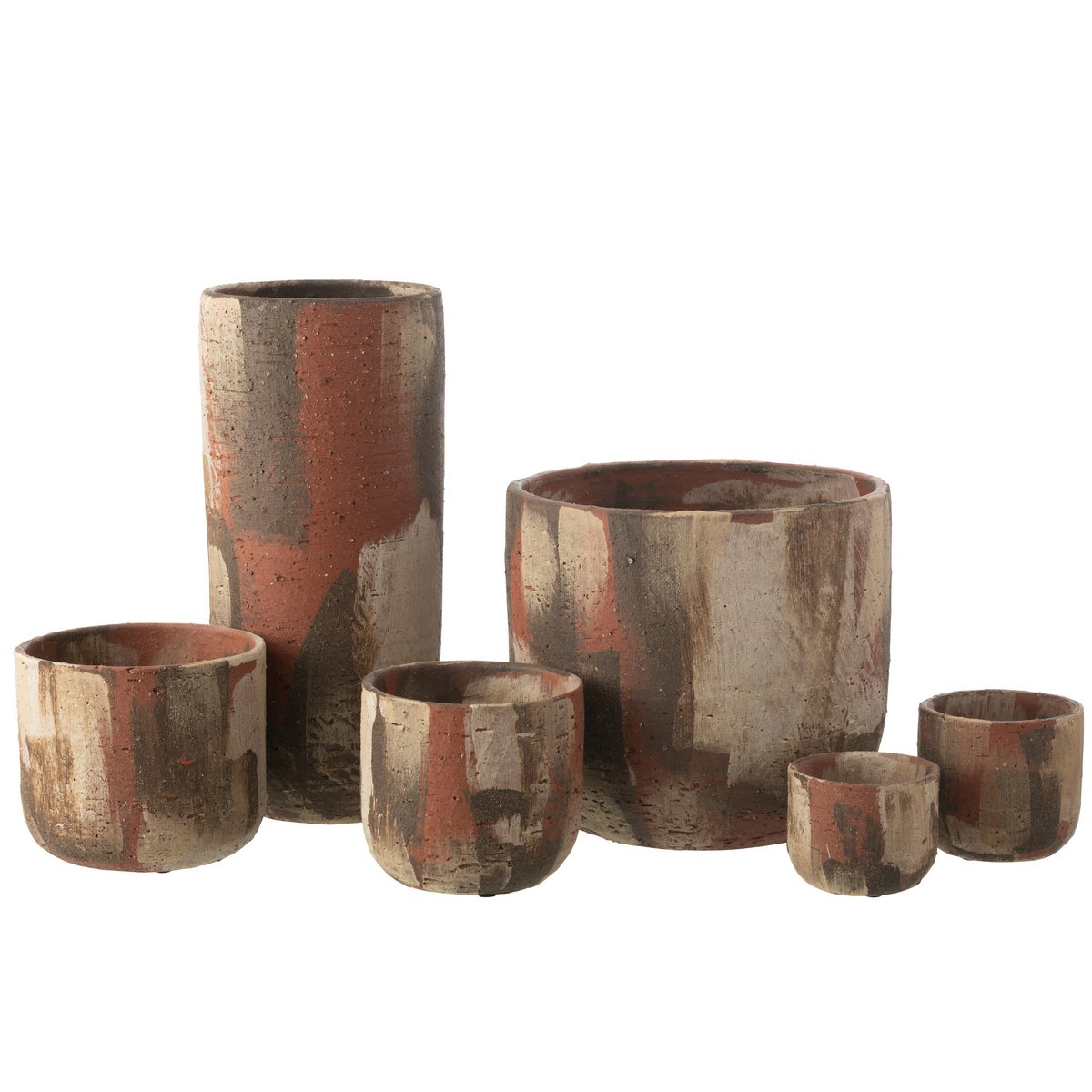 Bodenvase Terra Forma Keramik Vase in rustikalem erdton design