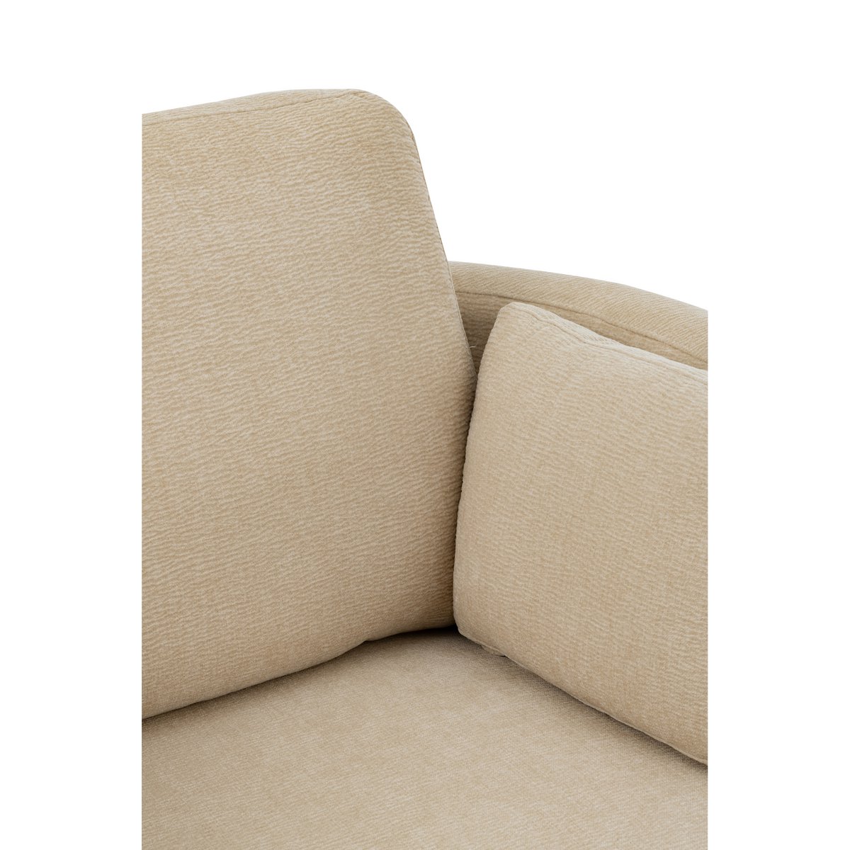 Loungesessel Swiv Pappelholz/Schaumstoff Beige