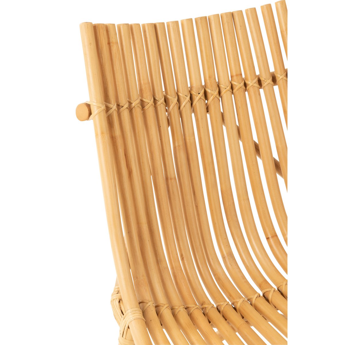 Lounge Sessel Bali aus Rattan Braun Jline Stuhl Design