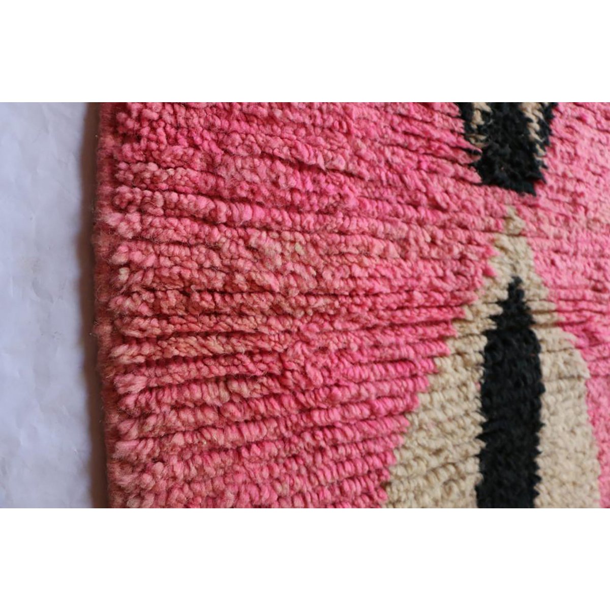 Berber Wollkorridor Teppich 74 x 322 cm