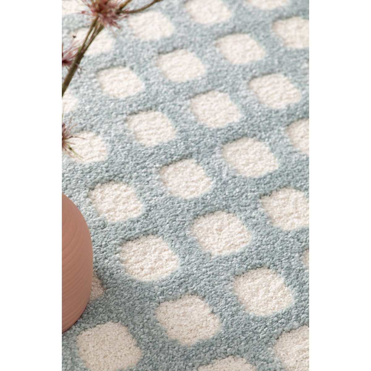 Weicher und eleganter 3D -Relief Teppichpixel