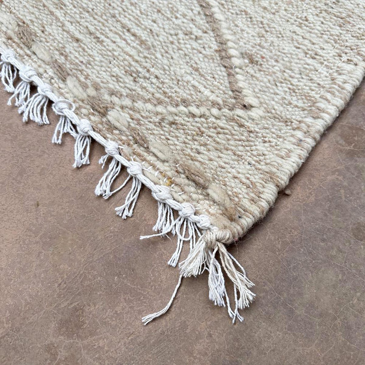 Marokkaner Berber Kilim reine Wolle 150 x 247 cm Teppich
