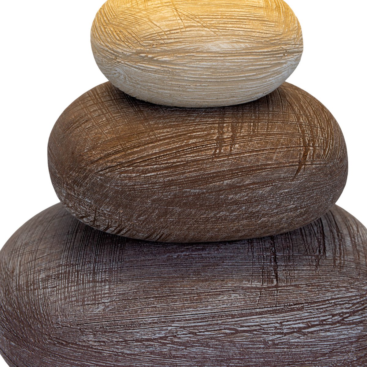 Keramik Tischleuchte "STONEY", Tischlampe aus Keramik in Braun, mit E14-Fassung, Tischlampe für Esszimmer, Wohnzimmer, Diele oder Büro, oder als Nachttischlampe, 31 cm hoch