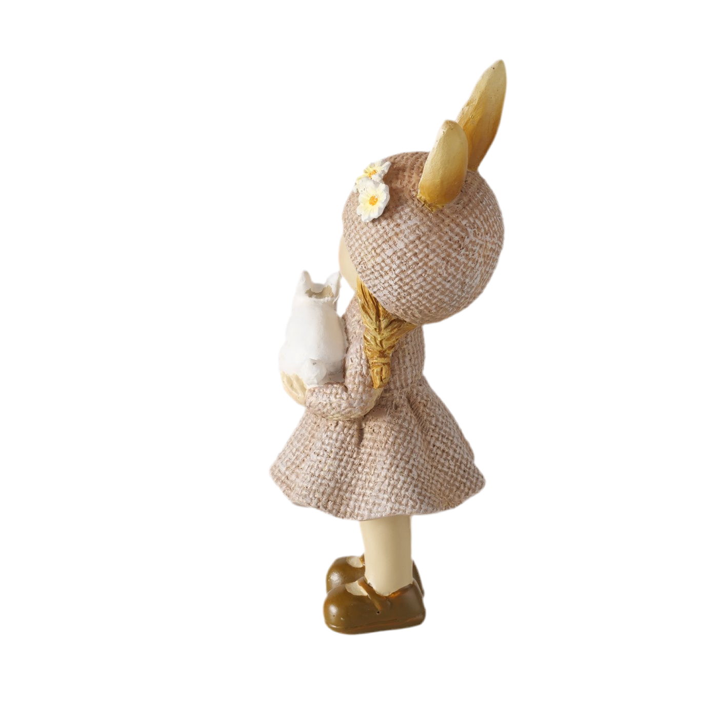 Dekofigur Set Livia Mädchen mit Hase und Schaf 2er Set 12cm