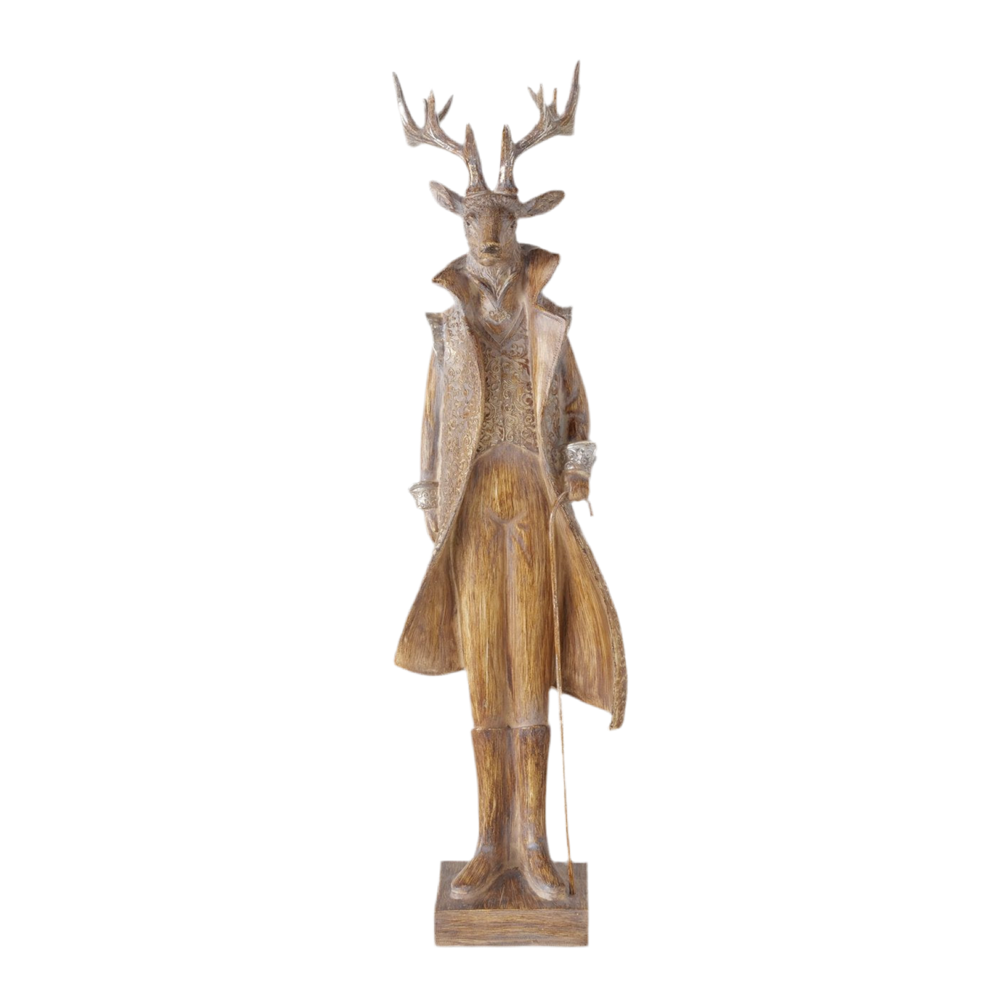Dekofigur XXL Größe Lord Antlers Hirschfigur Braun 62cm