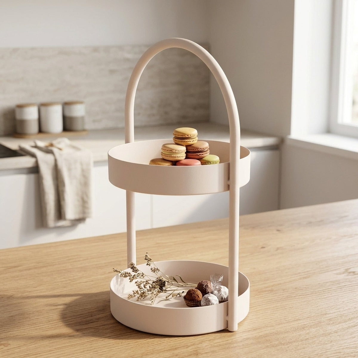 Etagere Migna cremeweiß 27 cm